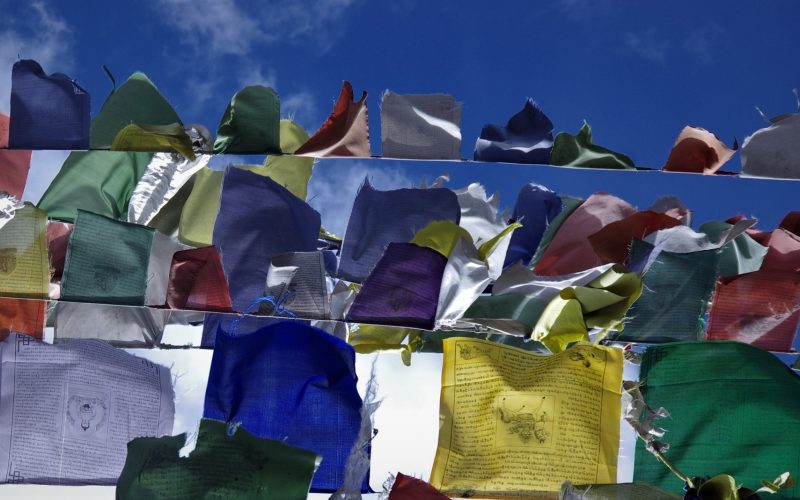 Tibetan prayer flags